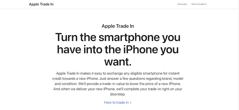 Apple Trade-in