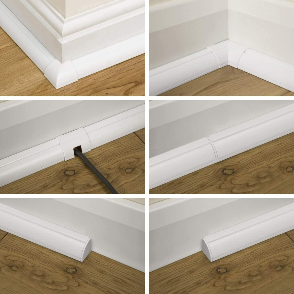 hiding wires with baseboard raceway